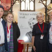 Julie Hesmondhalgh with Amazing Accrington business leaders