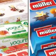 Muller yoghurts