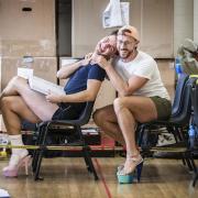 Pablo Gómez Jones as Chi-Chi and Peter Caulfield as Vida in rehearsal for To Wong Foo the Musical (Picture: Pamela Raith)