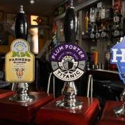 Some of the drinks behind the bar at The Arden Inn