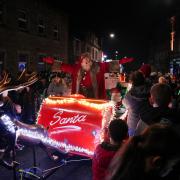People turned out in their thousands to celebrate Colne switching on its Christmas lights