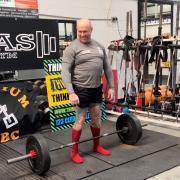Glen Bailey is attempting to lift 600,000kg in the space of 24 hours