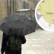 Blackburn and other parts of the county have been told to prepare for 17 hours of heavy rain.