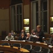 Cllr Margaret Lishman addresses Burnley Full Council