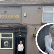 Carole Davies (inset) is delighted after The Clifton Arms has been shortlisted at PubAid’s Community Pub Hero Awards