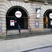 The new signs outside Akbars at King George's Hall