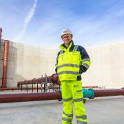 Tony Elliott, senior project manager for the upgrades at Burnley Wastewater Treatment Works