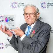 Arnold Ashworth earns national award for  lifelong dedication to charity in memory of wife