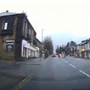 The incidents on the A666, Blackburn Road have been filmed on dashcam