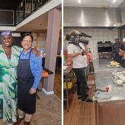 Abdul Majeed's (right) Aroma Asian Restaurant  is set to appear on Andi Oliver’s (left) Fabulous Feasts