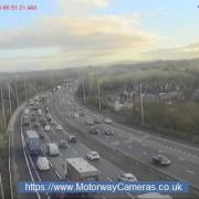 The M6 northbound at J31
