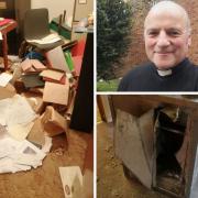 Parish priest Father Gerard Barry left feeling 