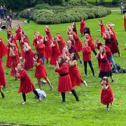 Some of the dancers from last year's Most Wuthering Heights Day Ever