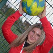 Millie Topping is balancing her burgeoning football career with her studies at Nelson and Colne College.
