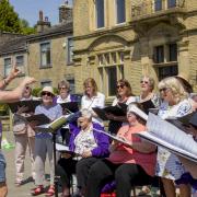 Haslingden Choir singing at last year’s This Here Festival in Bacup