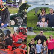 Families enjoyed the amphibious and "growing" motorsport