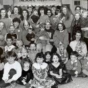 BTEC nursery nurse students from Blackburn College organised a half term creche in 1994 and celebrated with a party