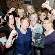 STAR PERFORMERS Members of Witton Warriors celebrate winning Team of the Year