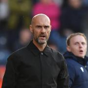 Swansea boss Luke Williams on the sidelines