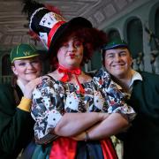 Cast members from Brindle Players production of the Frog Prince