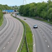 Police on motorway
