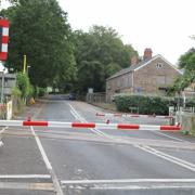 Flowers at site of crash in Hoghton