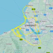 The aircraft spent around 20 minutes tracing the message