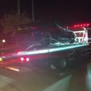 The car was seized after it was seen being driven in an anti-social manner on Accrington Road.