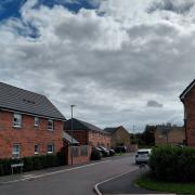Officers have been patrolling around Braeburn Drive