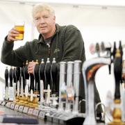 Beer festivals are growing in popularity. this is Mark Jenkinson, landlord of the Royal pub in Tockholes, at the village’s festival last year