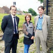 MP Jake Berry with members of the residents’ association