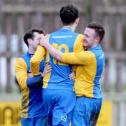 CELEBRATIONS: Barnoldswick were winners in midweek and can ensure survival if they avoid defeat tomorrow
