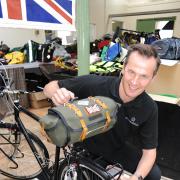 MUST HAVE: David Chadwick with a Tour of Britain bicycle bag