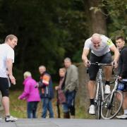 TOUGH: Action from the 2014 edition of the Ramsbottom Rake which was won by Lee Baldwin