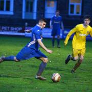 STRIKES: Waqas Azam scored twice for Nelson in their 4-4 draw at Padiham on Saturday
