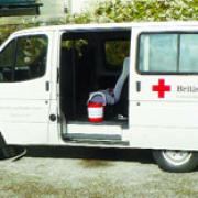 HAVE YOU SEEN IT? The Red Cross Ford Transit van which was taken from the charity's office in Manchester Road, Burnley