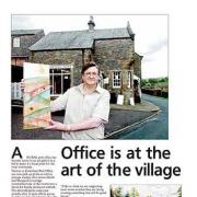 Office is at the art of the village