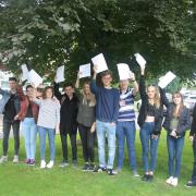 GCSE results day at St Augustine's RC High School