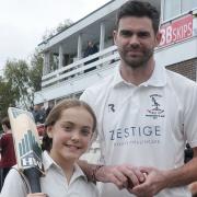 England cricket ace James Anderson bowls over fans at Burnley President's Day