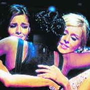 HUG: Cheryl Cole and Diana Vickers