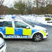 KILLING SCENE: Police at Anglezarke Reservoir