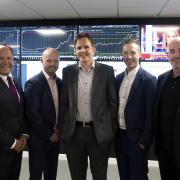 Former Euravia MD, Dennis Mendoros, Businesswise Solutions’ director Dean Cockett, Business Cloud editor and event host Chris Maguire, Businesswise Solutions’ director Frazer Durris and BFC director Brendan Flood.