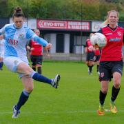 Natasha Flint scored four times for Rovers Ladies against Morecambe