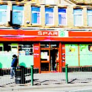 BAN: The Spar shop at the centre of the row