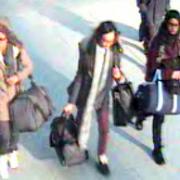 Amira Abase, Kadiza Sultana and Shamima Begum before catching a flight to Turkey in 2015