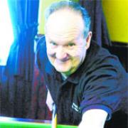 ON CUE: Dennis Guilfoyle, 72, is still going strong as he prepares for his 33rd season in the Hyndburn Independent Pool League where he is chairman