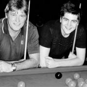 DYNAMIC DUO: Father and son Howard and Nikki Murtaugh, the  Burnley and District Snooker League pairs winners, who will be lining up for Ighten Leigh No2 team