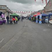 The stalls at the Ribchester Flag Day