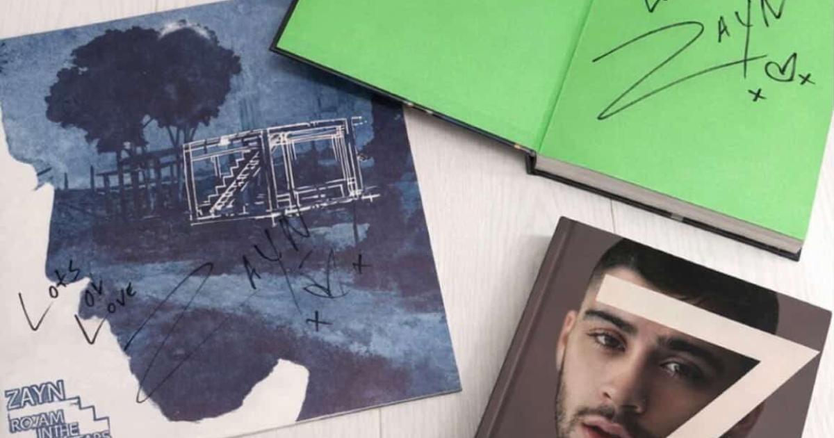 Zayn Malik signed merchandise giveaway to support Palestine fundraiser