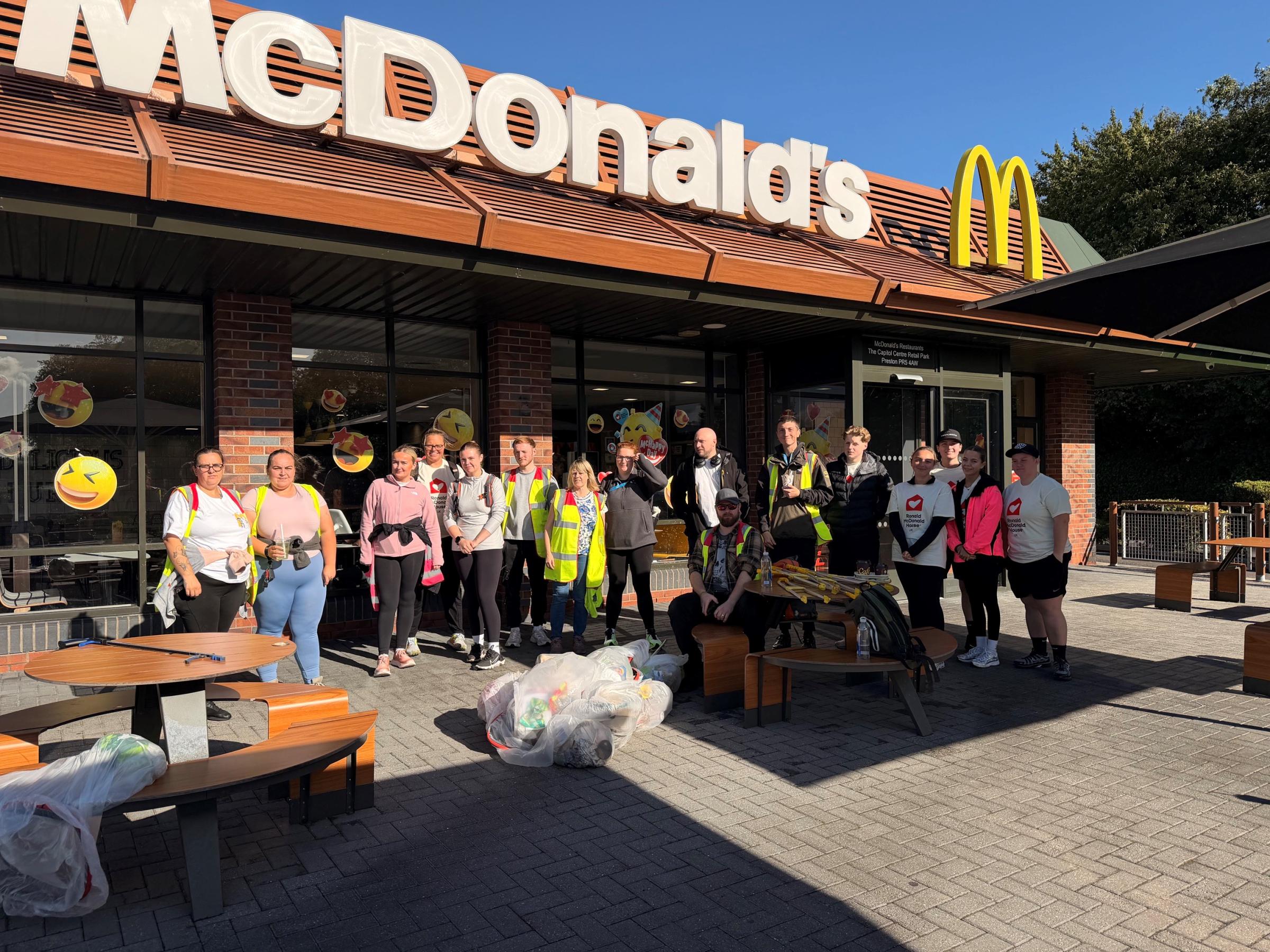 McDonald's staff in Lancashire raise £16,000 for Ronald McDonald House